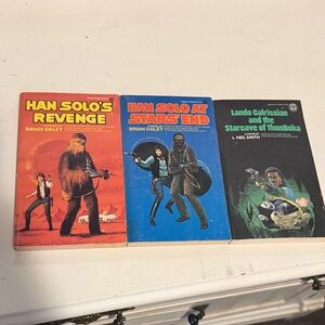 Vintage Star Wars Books novel Han Solo’s revenge at stars end Lando Calrissian